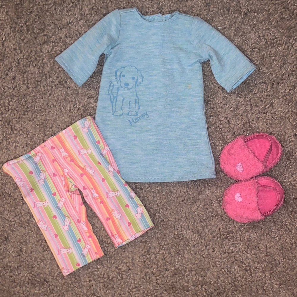 American Girl Honey Puppy PJ's
